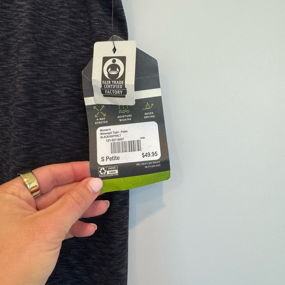 NWT REI Co-Op Women’s Midweight Base Layer Tights - Picture 4 of 6